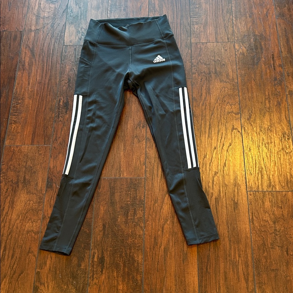 Adidas Primegreen Dark Gray Tights small